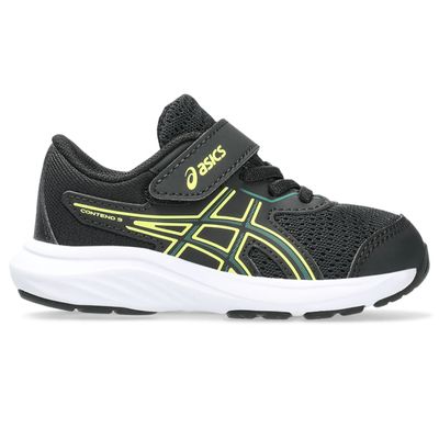 Tênis ASICS Contend 9 Ts - Infantil - Preto/Verde