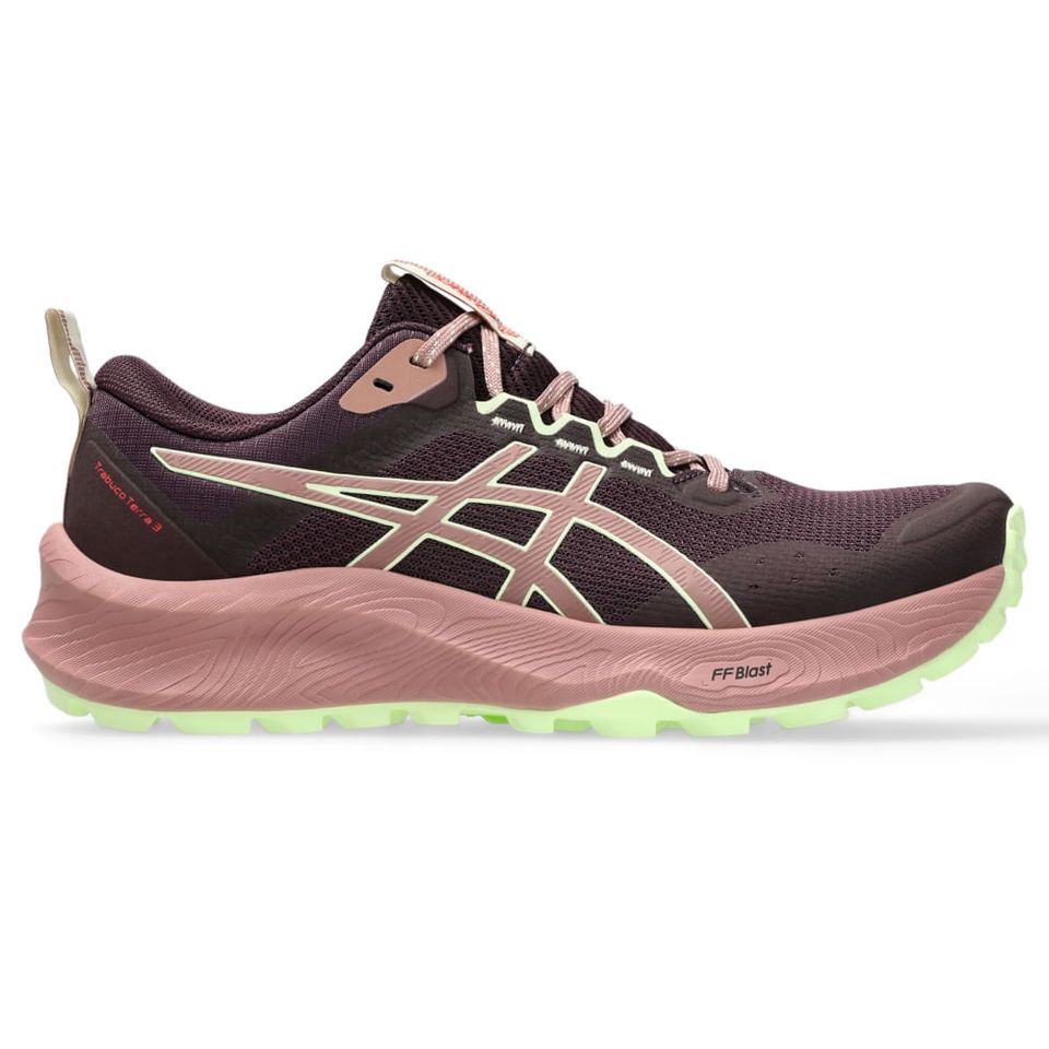 Tênis Asics Trabuco Terra 3 - Feminino - Roxo/Amarelo