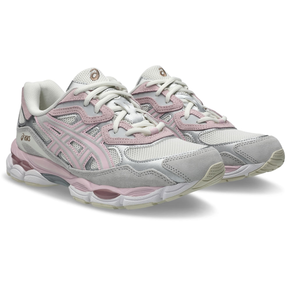 Tênis ASICS GEL-NYC - Unissex - Cinza/Rosa - tam: 34