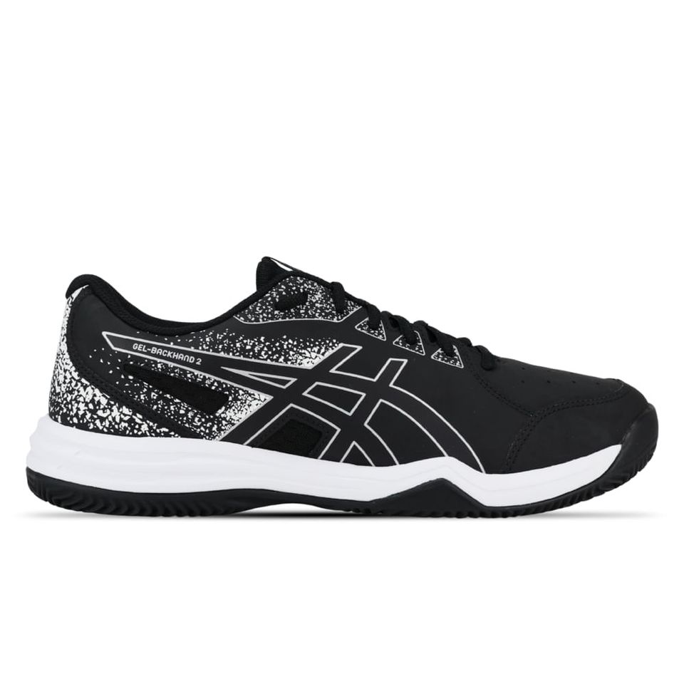 Tênis Asics Gel-Backhand 2 Saibro - Masculino - Preto/Prata