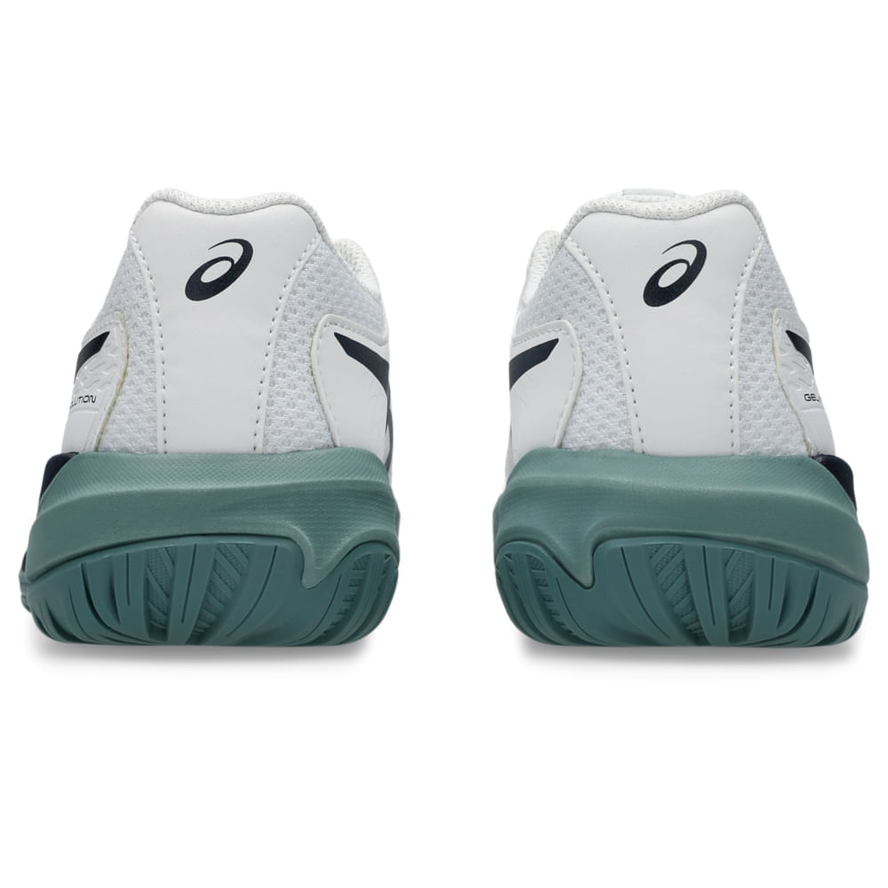 Tênis ASICS Gel-Resolution X Gs - Infantil - Branco/Azul - tam: 33.5 — foto 5