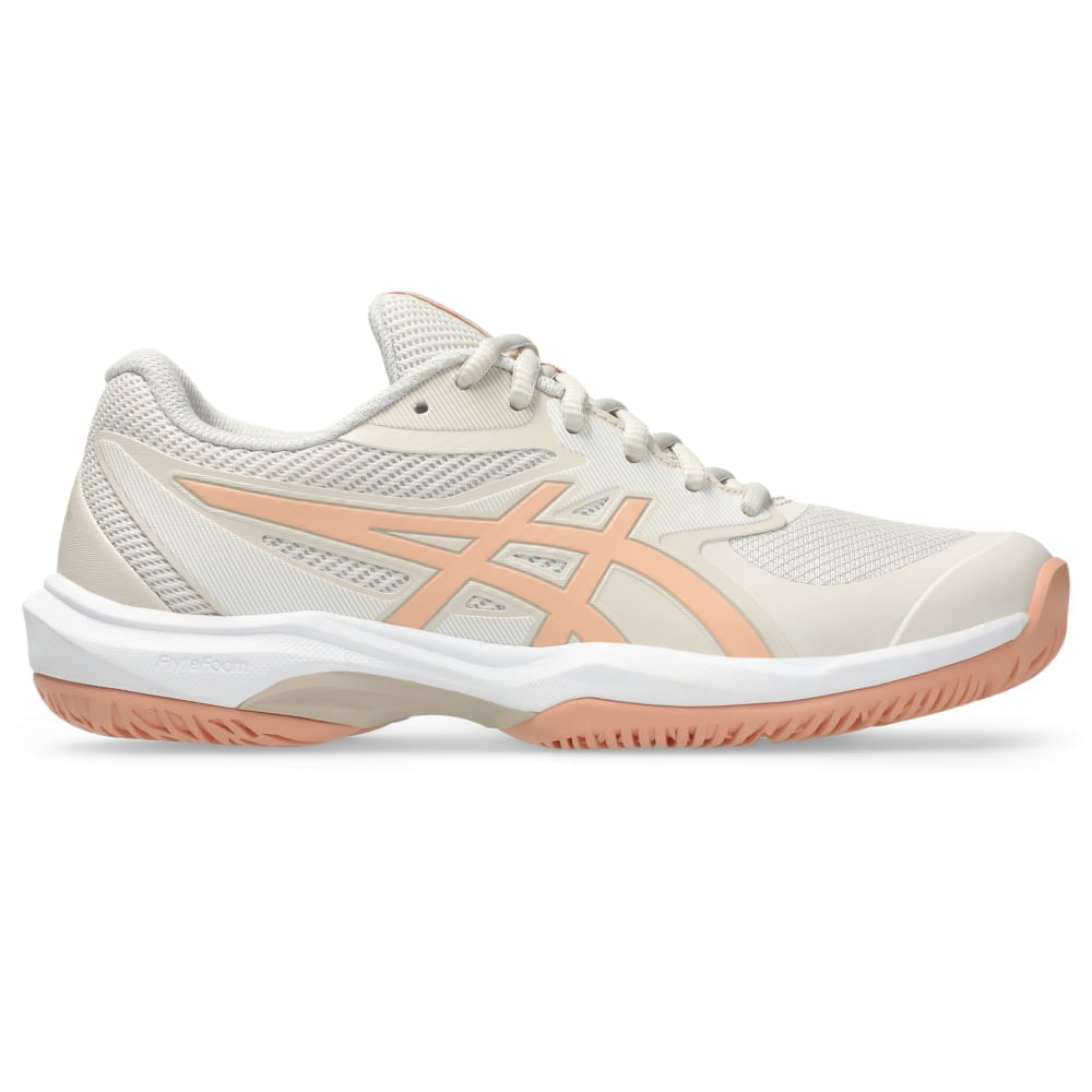 Tênis ASICS Game Ff - Feminino - Bege/Rosa - tam: 38