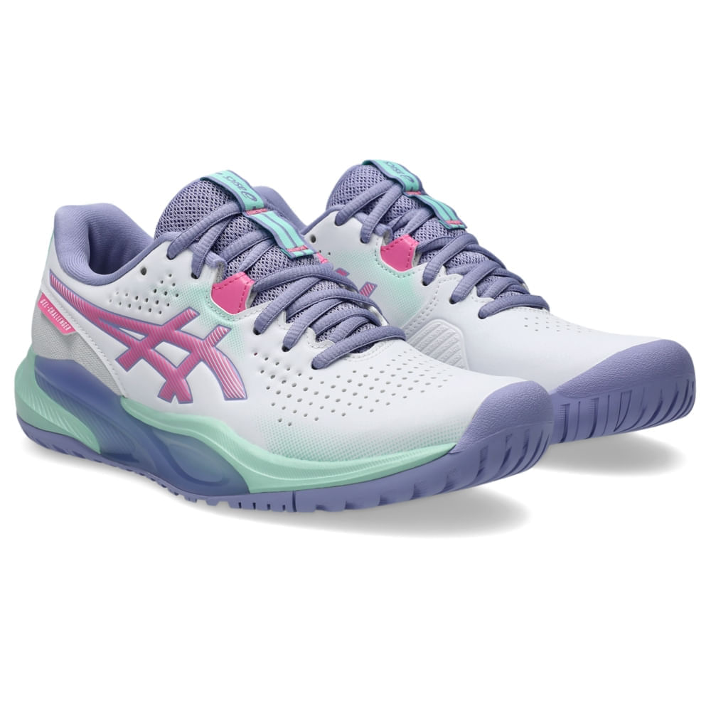 Tênis ASICS Gel-Challenger 15 - Feminino - Branco/Roxo - tam: 38 — foto 3