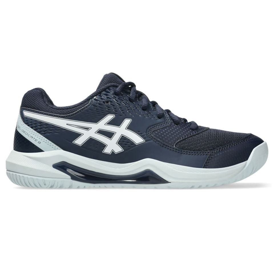 Tênis Asics Gel-Dedicate 8 - Feminino - Azul/Branco