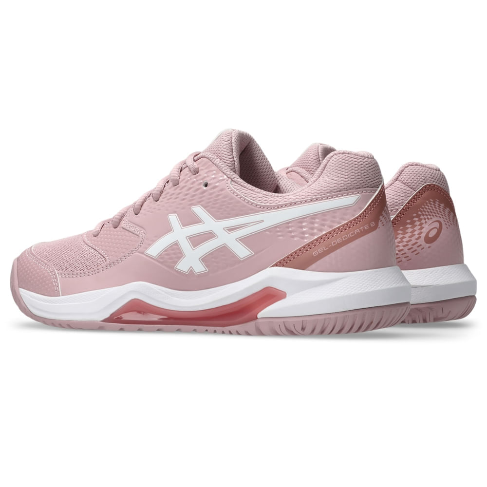 Tênis ASICS Gel-Dedicate 8 - Feminino - Bege/Branco - tam: 40.5 — foto 7