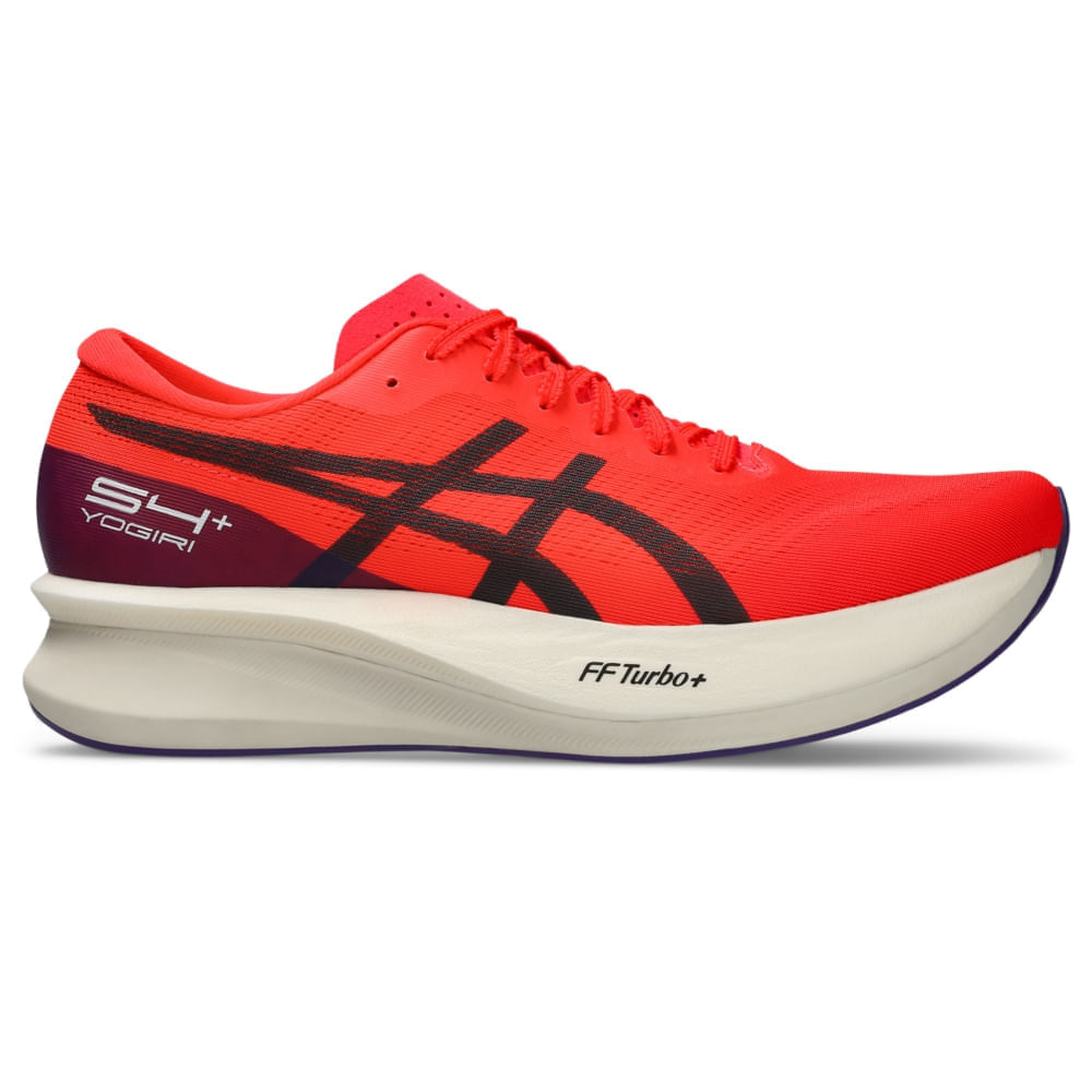 Tênis ASICS S4+ Yogiri - Unissex - VERMELHO/CINZA - tam: 42