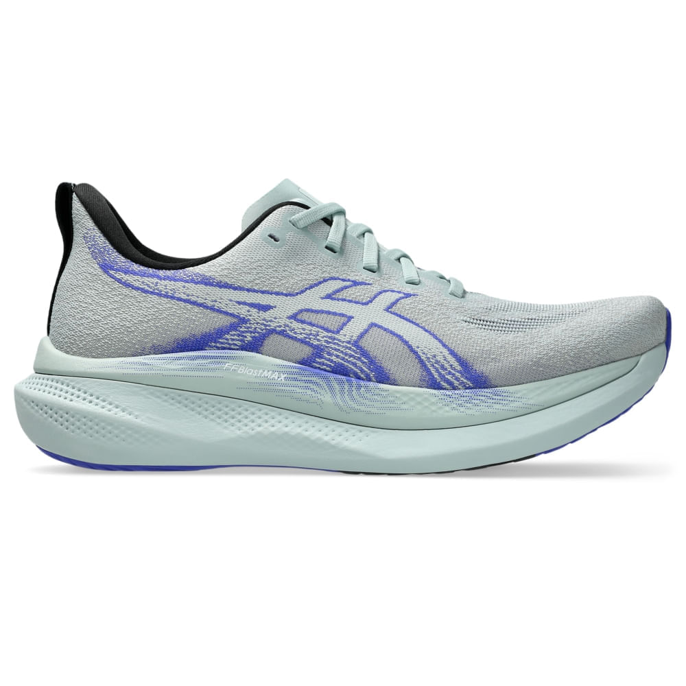 Tênis ASICS Glideride MAX 2 - Masculino - Azul/Azul - tam: 42.5 — foto 2