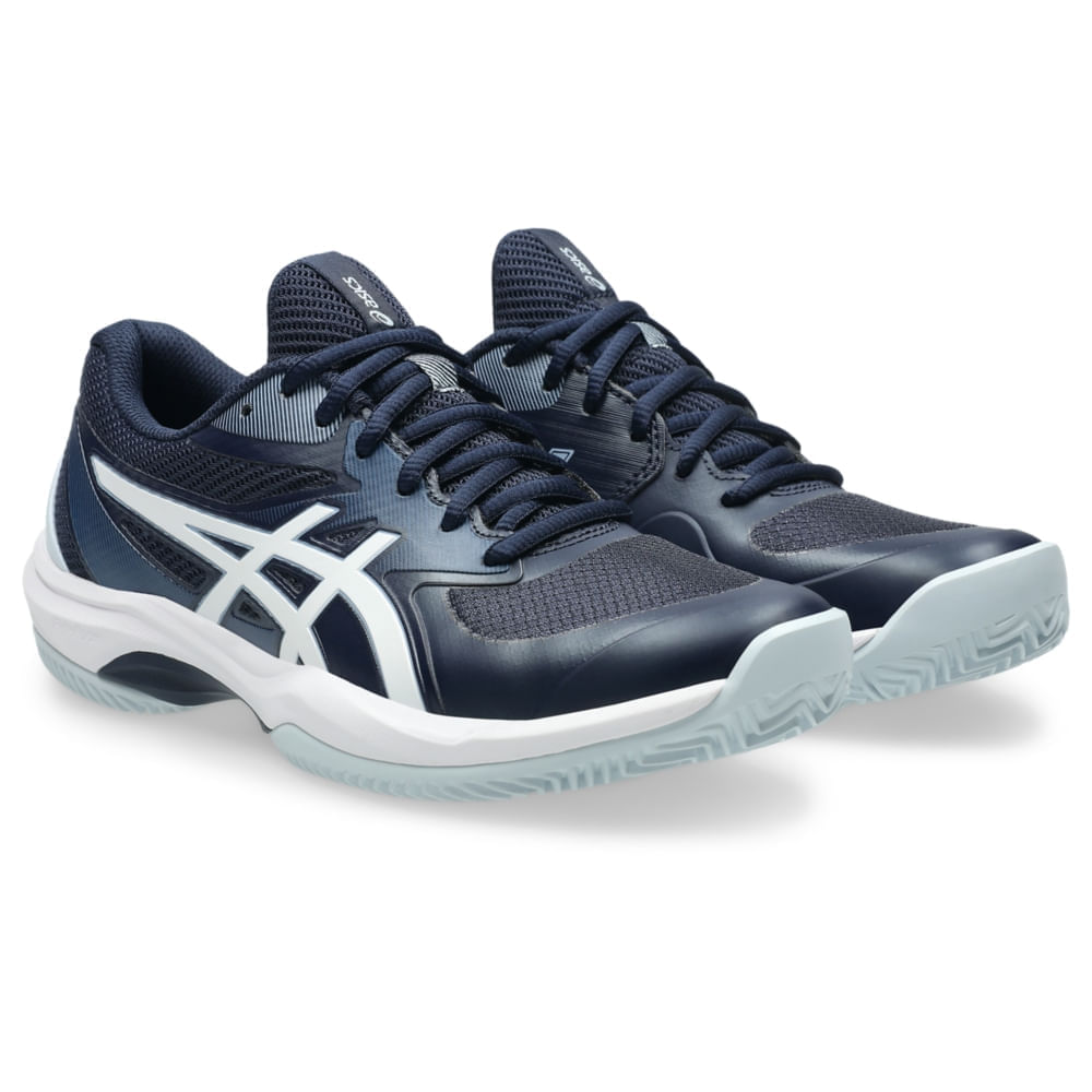 Tênis ASICS Game Ff Saibro/Oc - Feminino - Azul/Branco - tam: 36 — foto 2