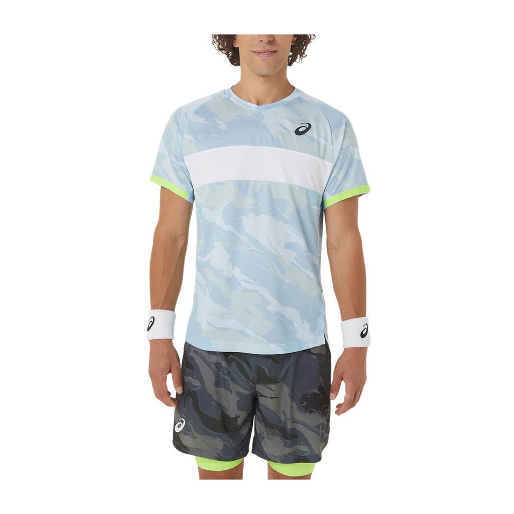 Camiseta ASICS Match - Masculina - Azul