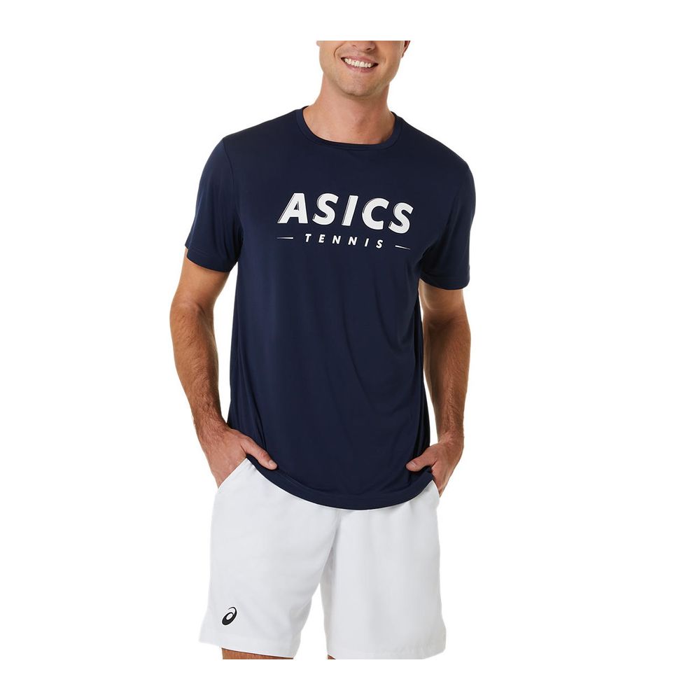 Camiseta ASICS - Masculina - Azul Marinho