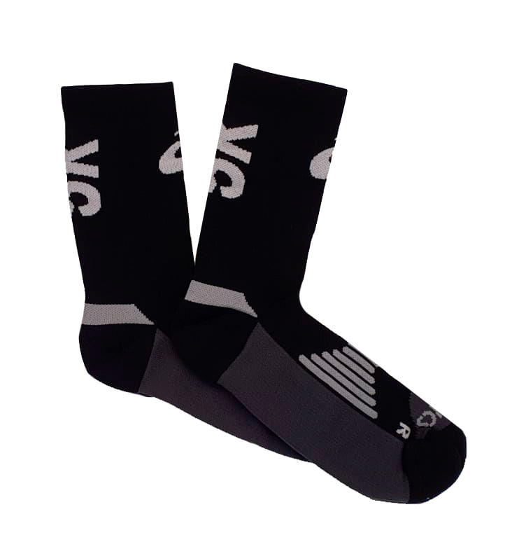 Meia ASICS - Unissex - Preto/Branco - tam: 34/38