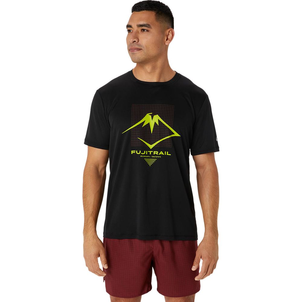 Camiseta ASICS Fujitrail™ - Masculina - Preta