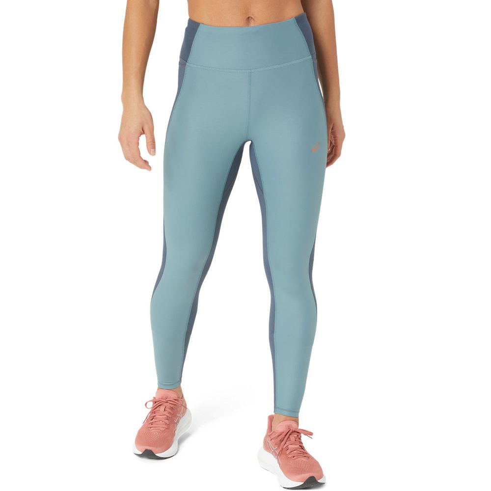 Calça Legging ASICS - Feminina - Azul e Azul Marinho