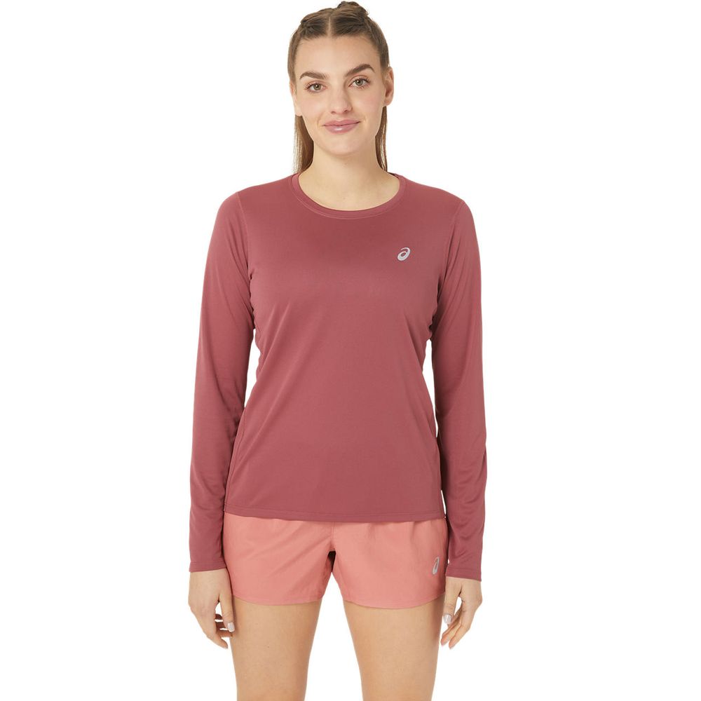 Camiseta de Manga Longa ASICS Silver - Feminina - Rosa