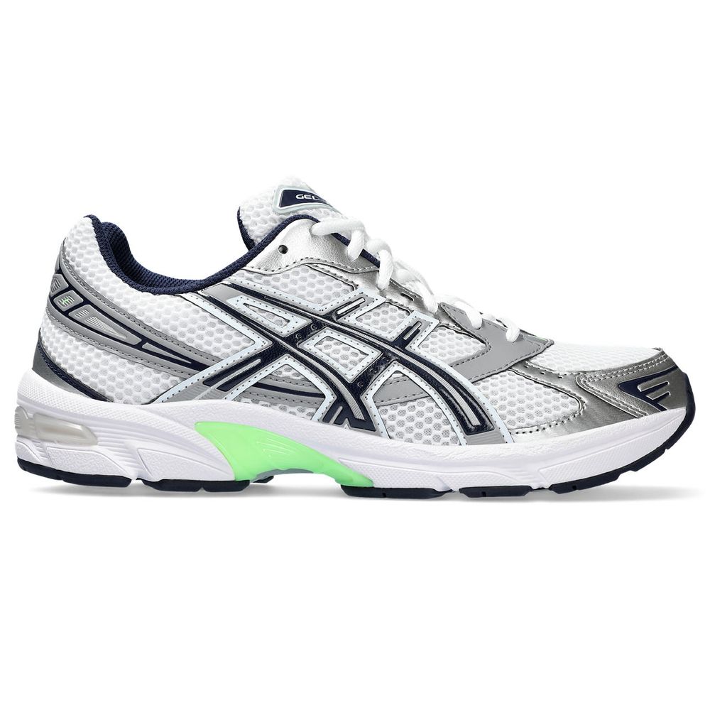 Tênis ASICS GEL-1130 - Masculino - Branco, Cinza e Verde