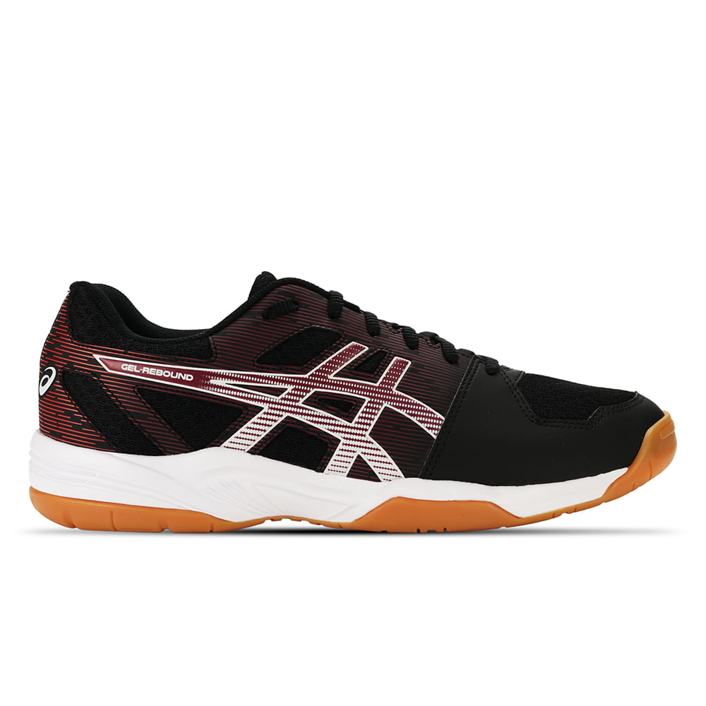 Tênis ASICS GEL-Rebound - Masculino - Preto e Vermelho - tam: 43 Menor preço em Tênis ASICS GEL-Rebound - Masculino - Preto e Vermelho - tam: 43