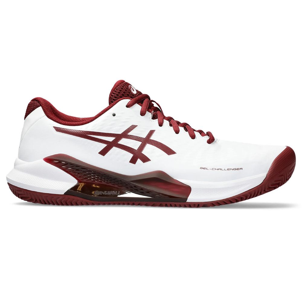 Tênis ASICS GEL-Challenger 14 Clay - Masculino - Branco e Vinho