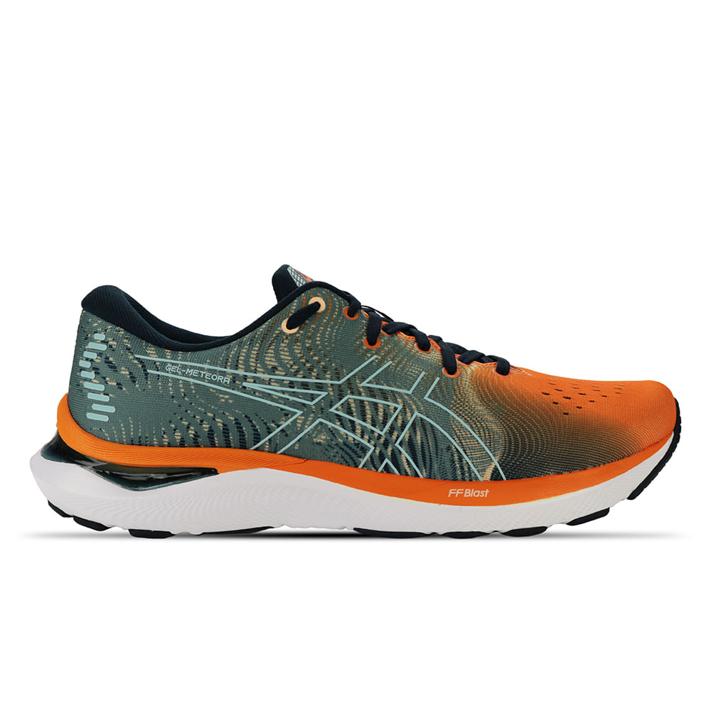 Tênis ASICS GEL-Meteora - Masculino - Verde e Laranja