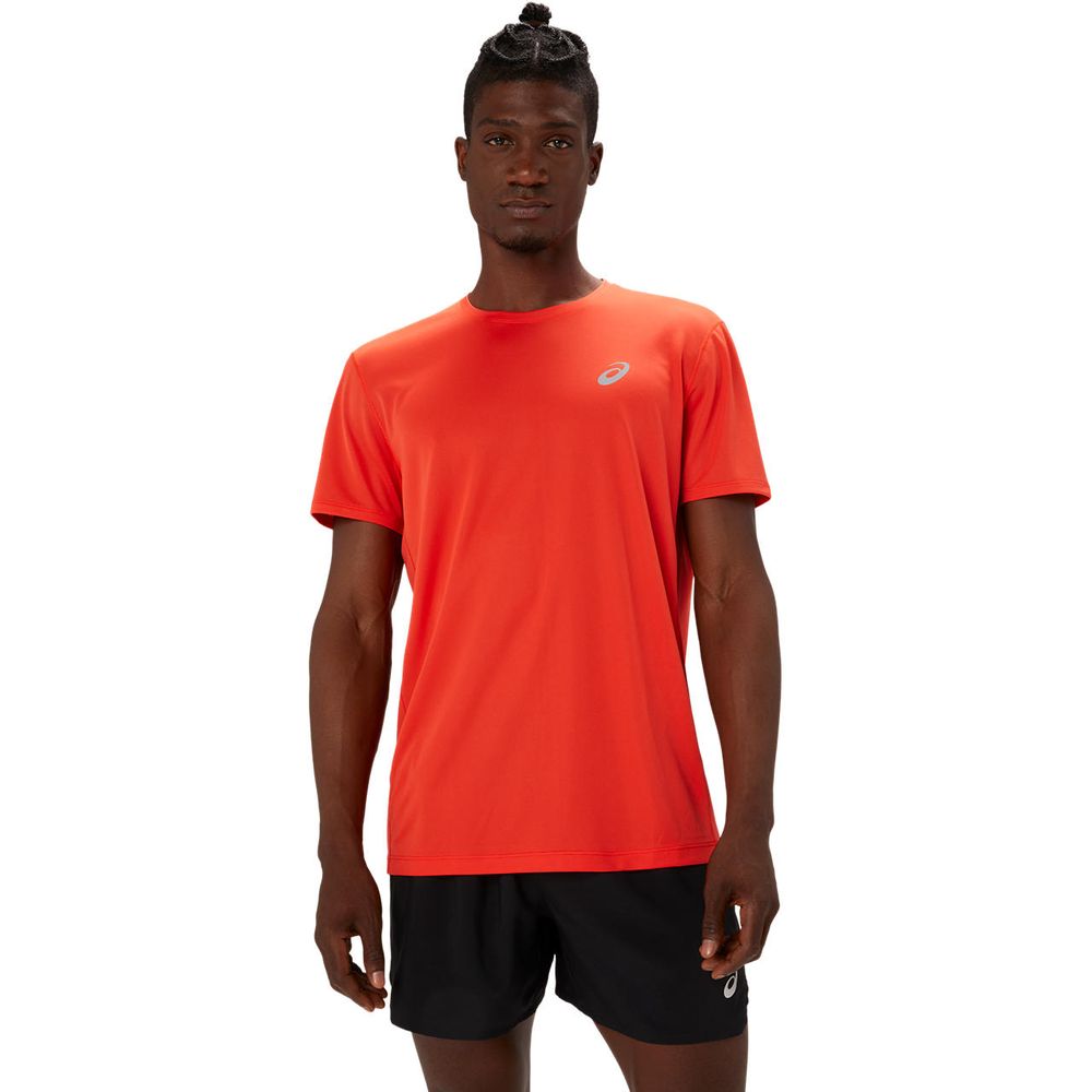 Camiseta ASICS Silver - Masculina - Laranja