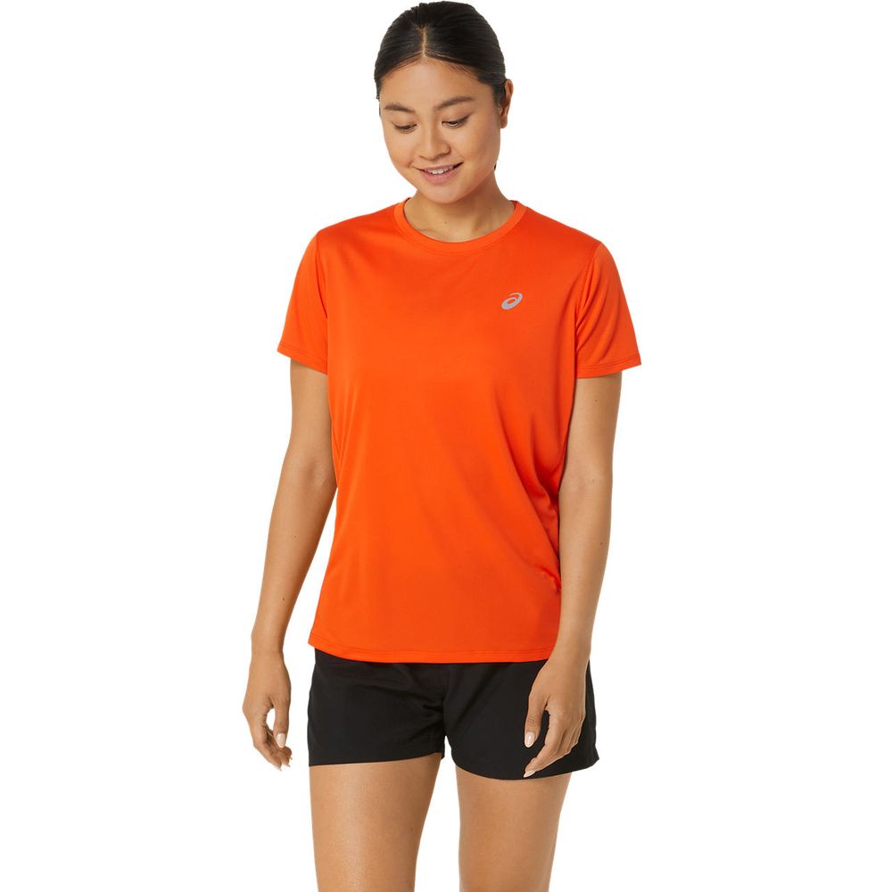 Camiseta ASICS Silver - Feminina - Laranja