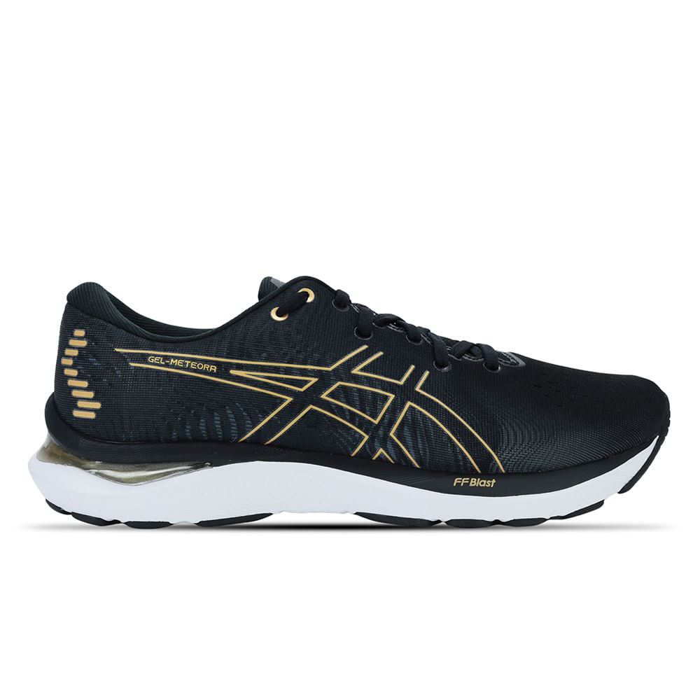 Tênis ASICS GEL-Meteora - Masculino - Preto com Branco e Dourado - tam: 41 Menor preço em Tênis ASICS GEL-Meteora - Masculino - Preto com Branco e Dourado - tam: 41