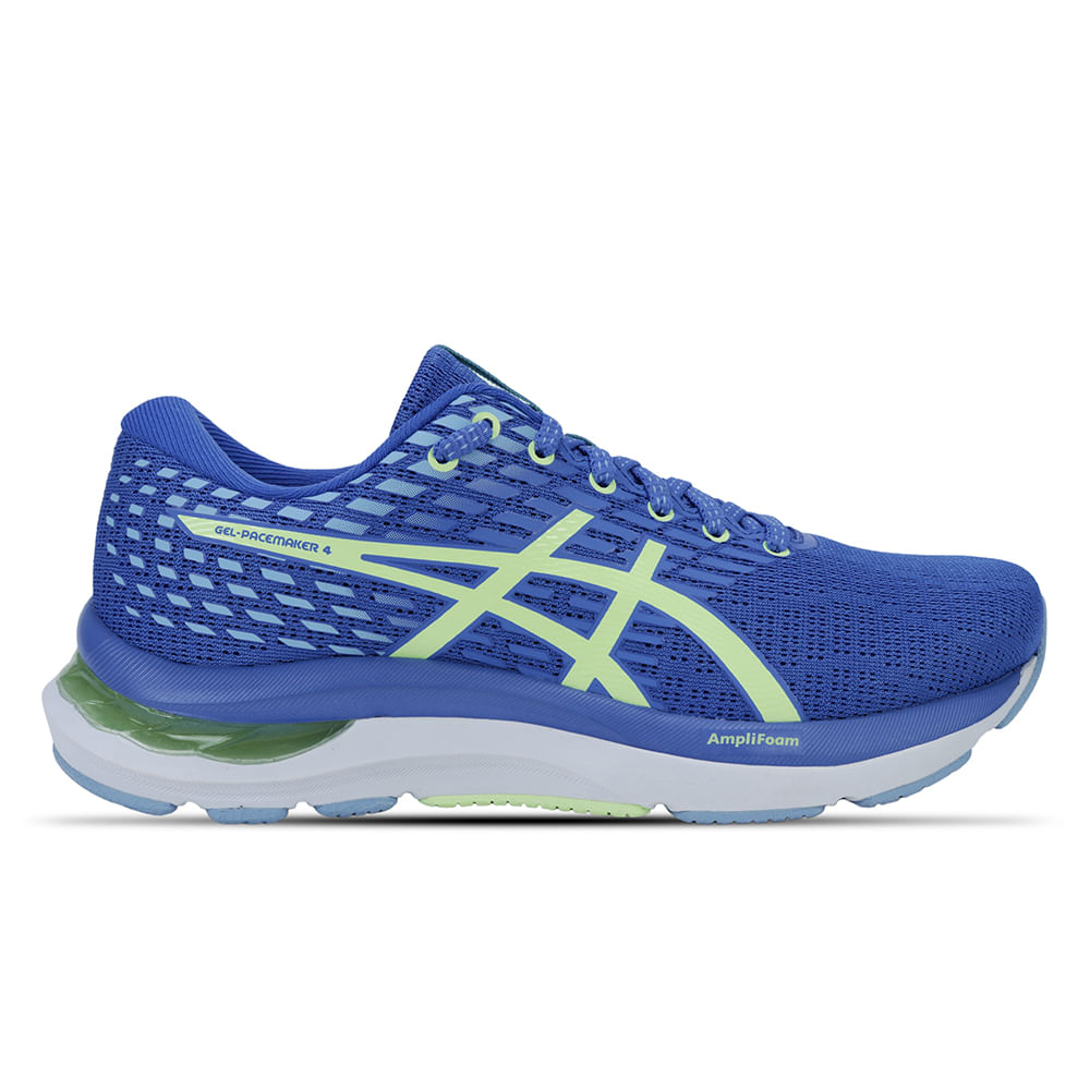 Tênis ASICS GEL-Pacemaker 4 - Feminino - Azul com Verde e Cinza - tam: 34 Menor preço em Tênis ASICS GEL-Pacemaker 4 - Feminino - Azul com Verde e Cinza - tam: 34