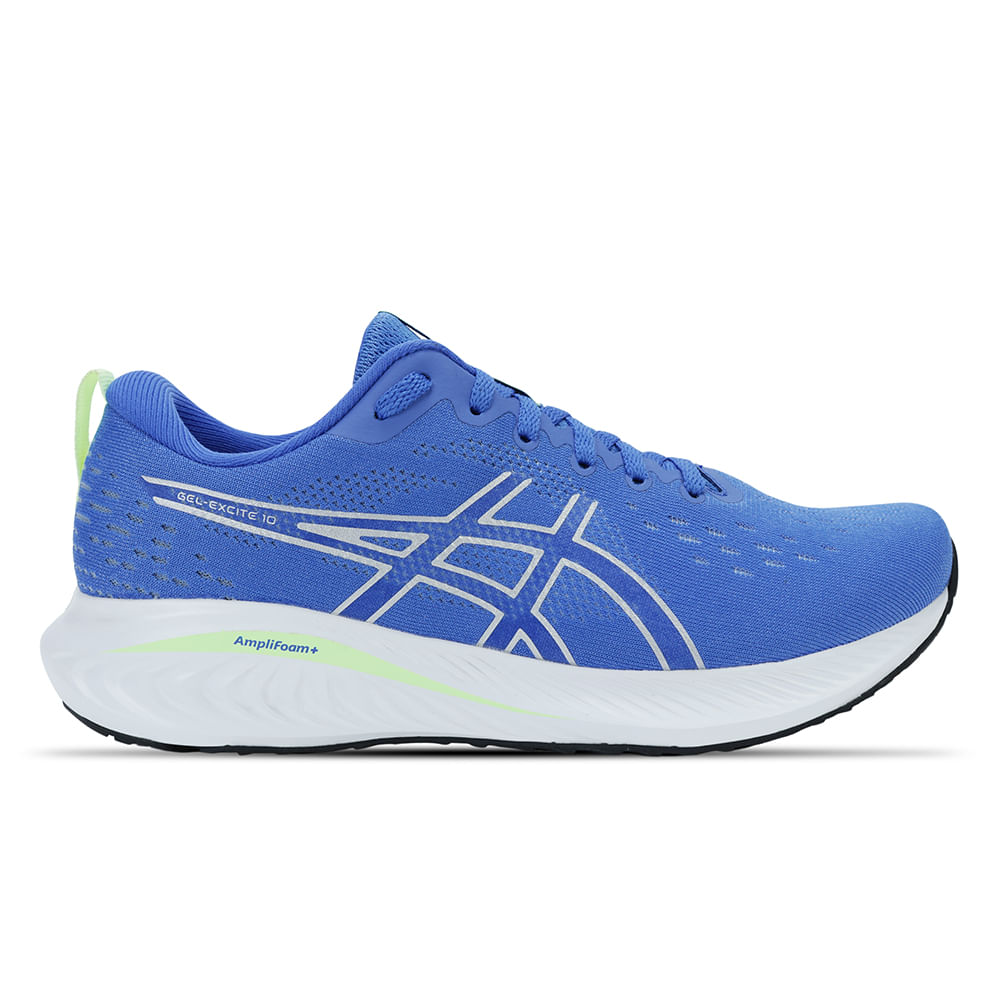 Tênis ASICS GEL-Excite 10 - Feminino - Azul com Branco e Verde