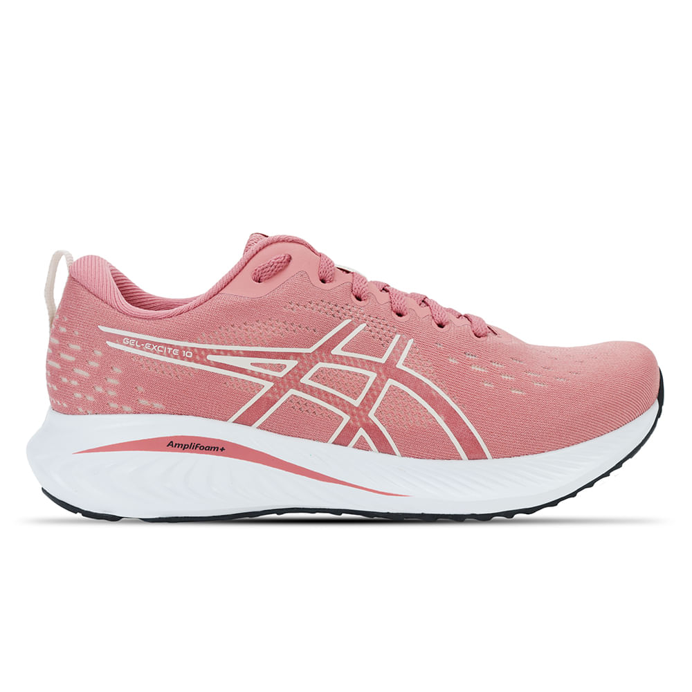 Tênis ASICS GEL-Excite 10 - Feminino - Rosa com Branco