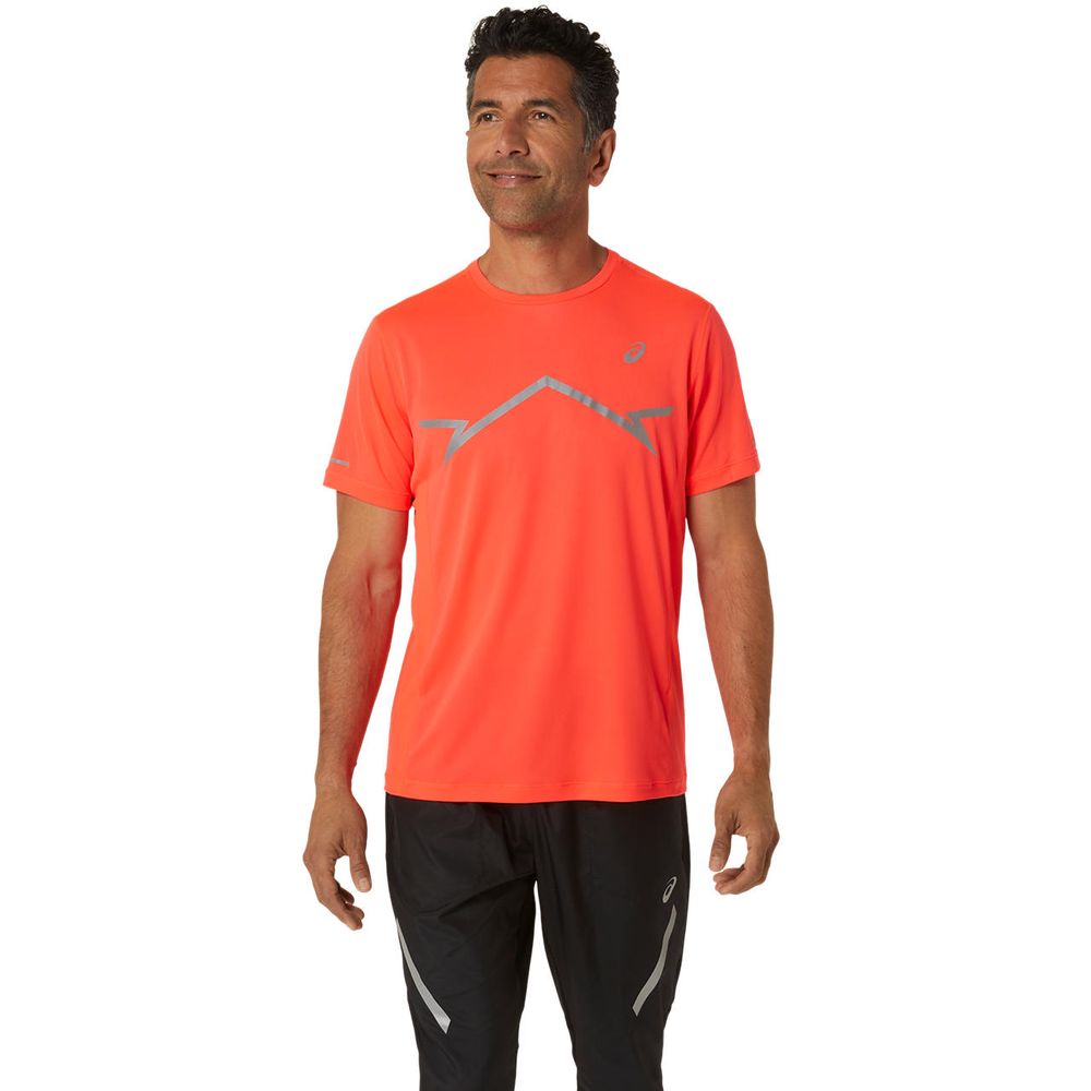 Camiseta ASICS - Masculina - Laranja