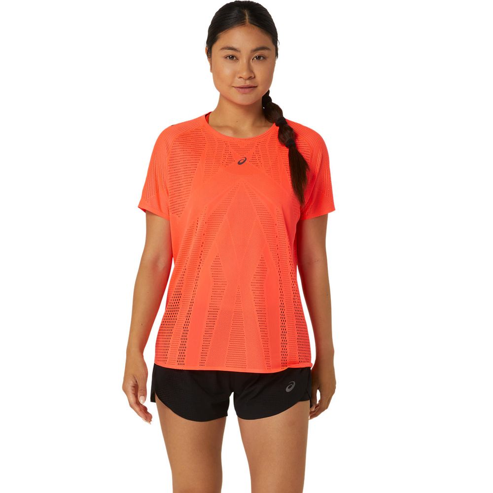 Camiseta ASICS - Feminina - Laranja