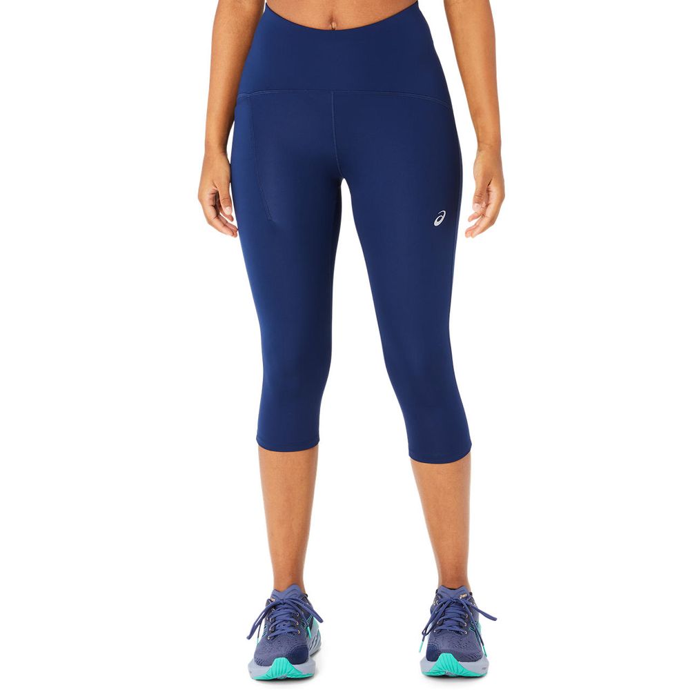 Calça Legging ASICS - Feminina - Azul Marinho