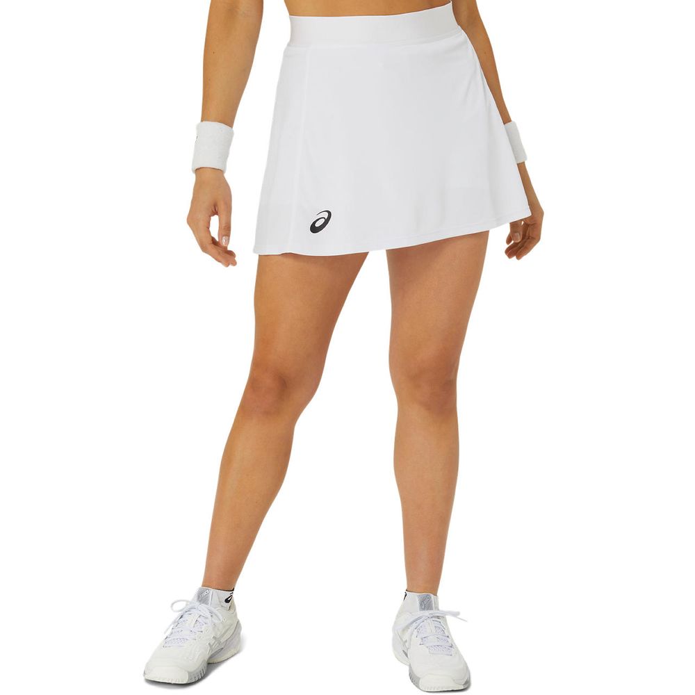 Saia Short ASICS Match Match - Feminino - Branco com Preto