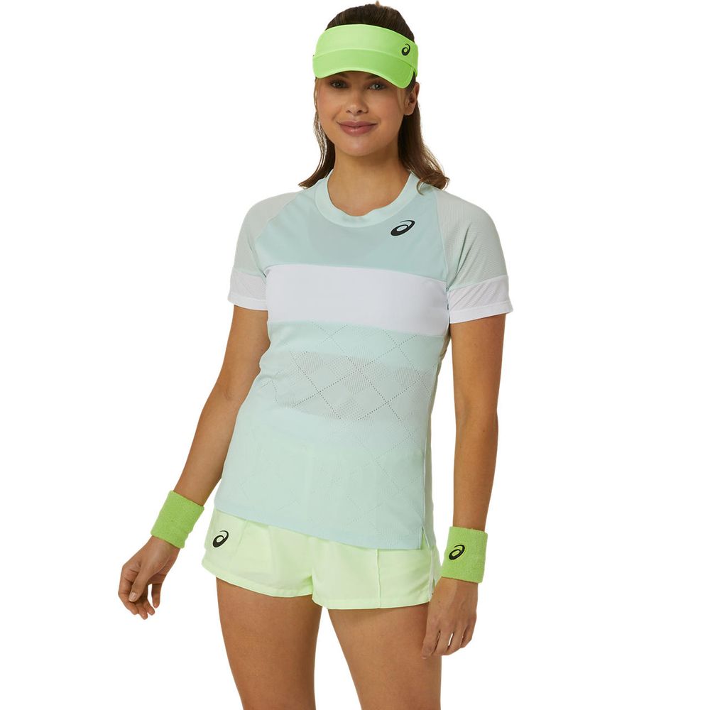 Camiseta ASICS Game - Feminina - Verde com Branco