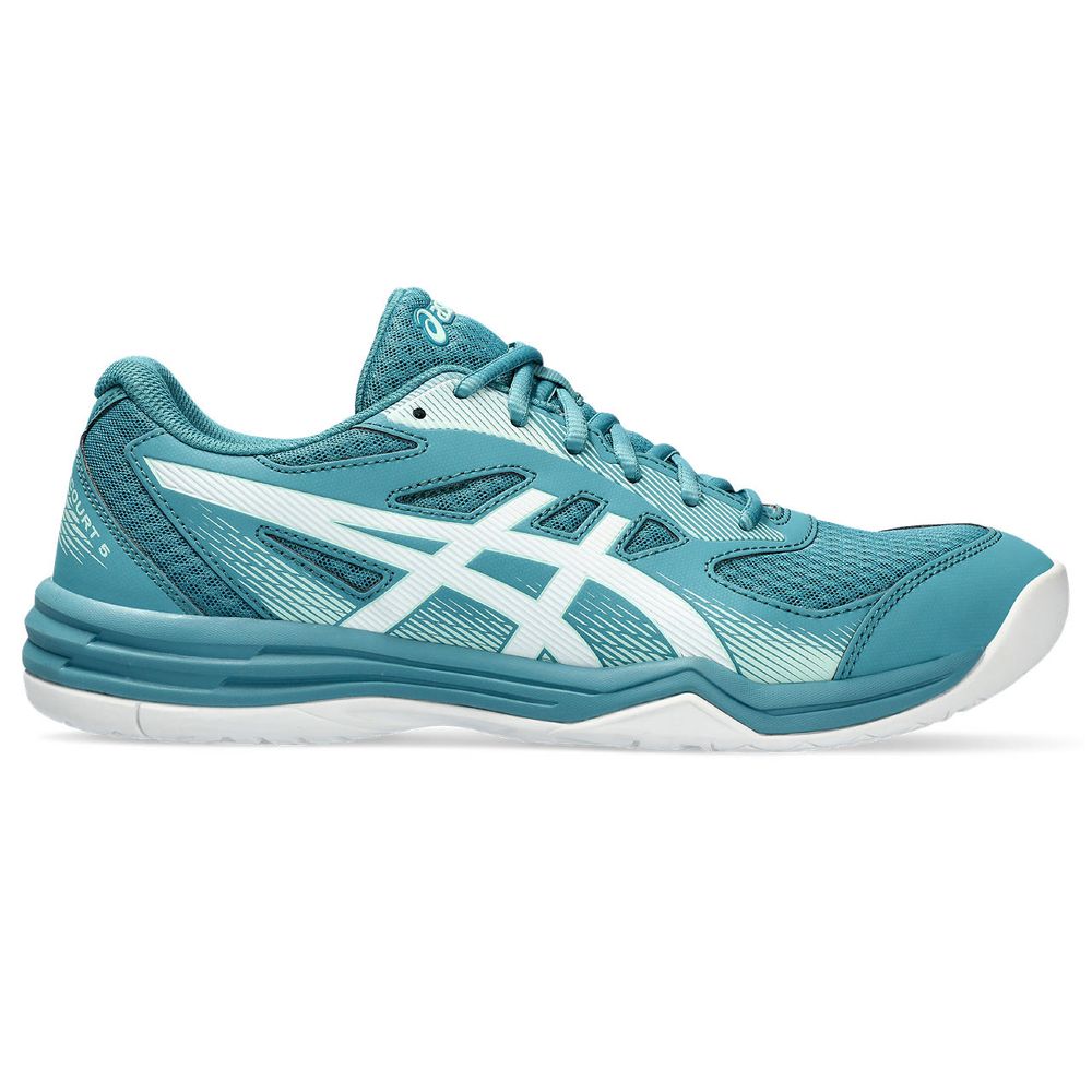 Tênis ASICS Upcourt 5 - Masculino - Azul com Branco