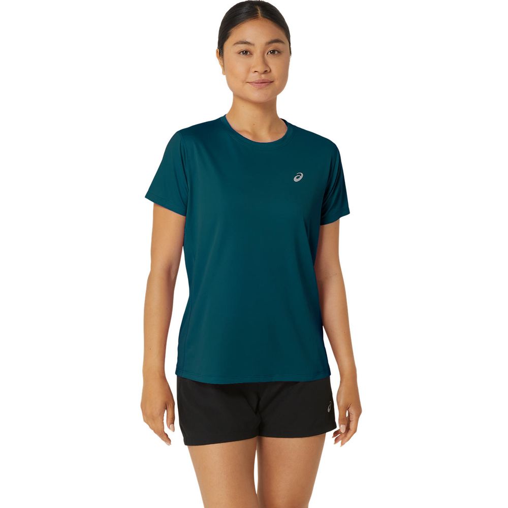 Camiseta ASICS Silver - Feminina - Verde