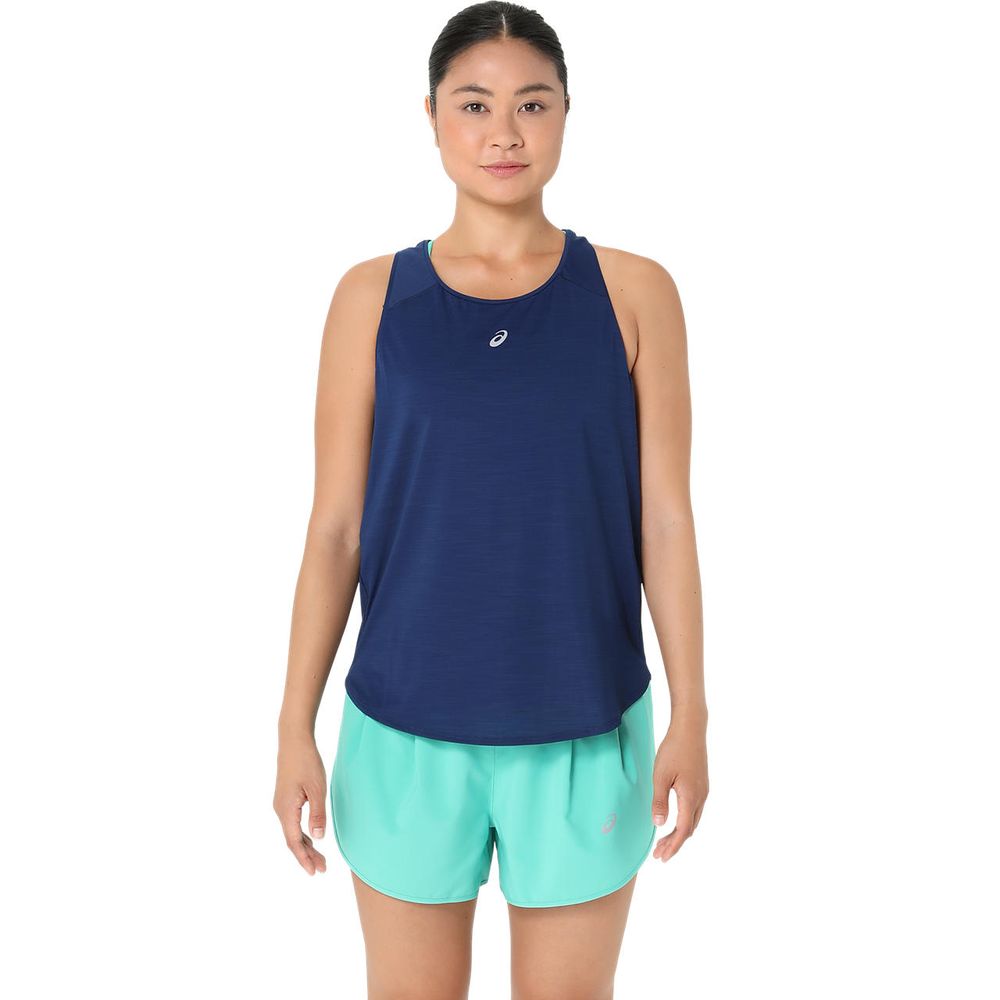 Camiseta Regata ASICS - Feminina - Azul Marinho