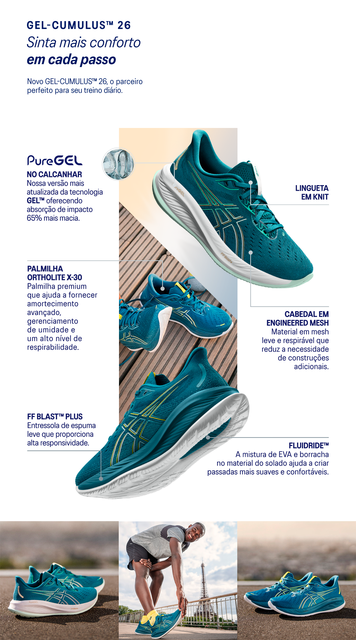 Asics tecnologia best sale