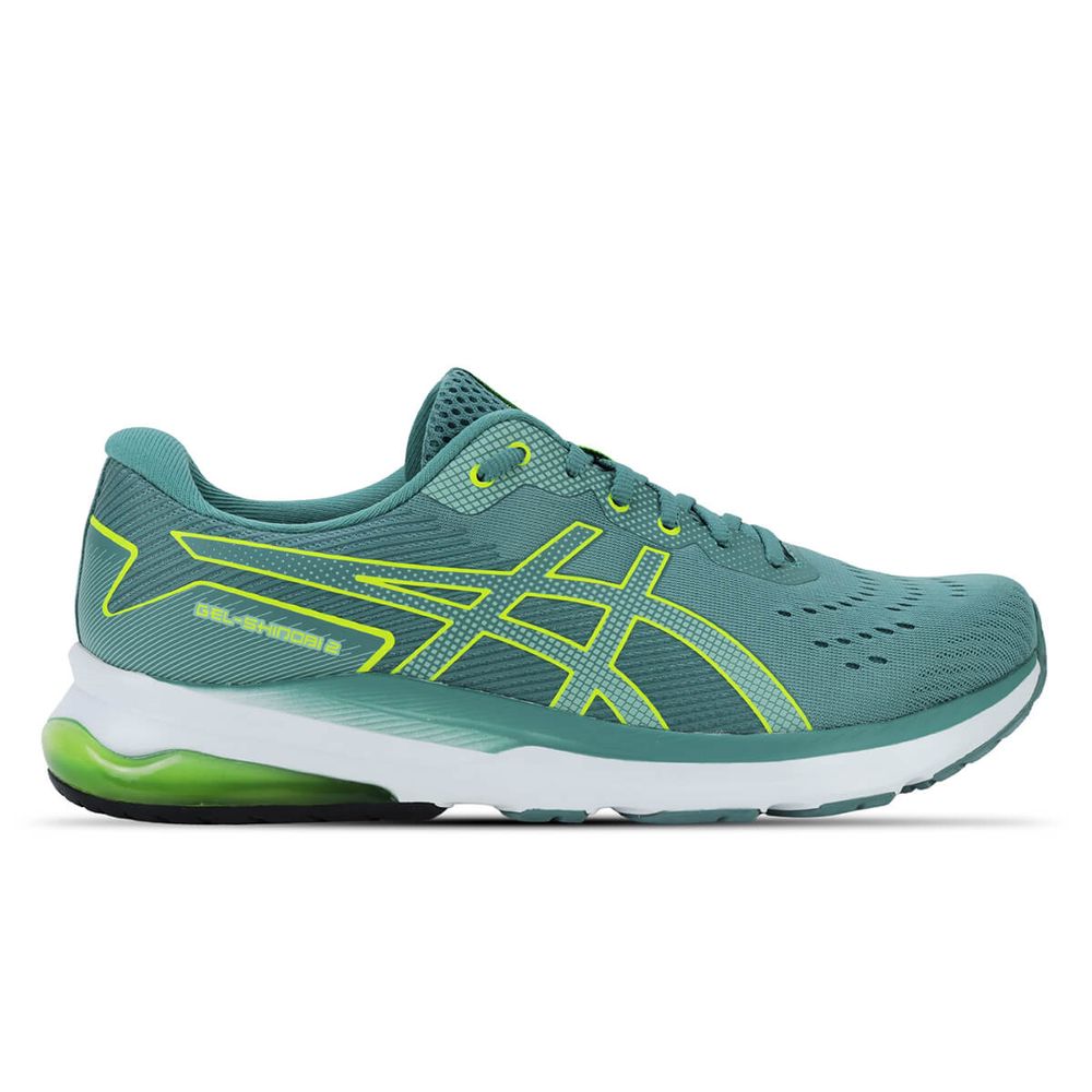 Tênis ASICS GEL-Shinobi 2 - Masculino - Verde/Amarelo