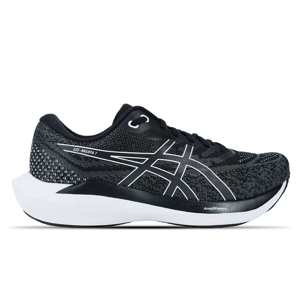 Tênis ASICS GEL-Nagoya 7 - Masculino - Preto/Branco
