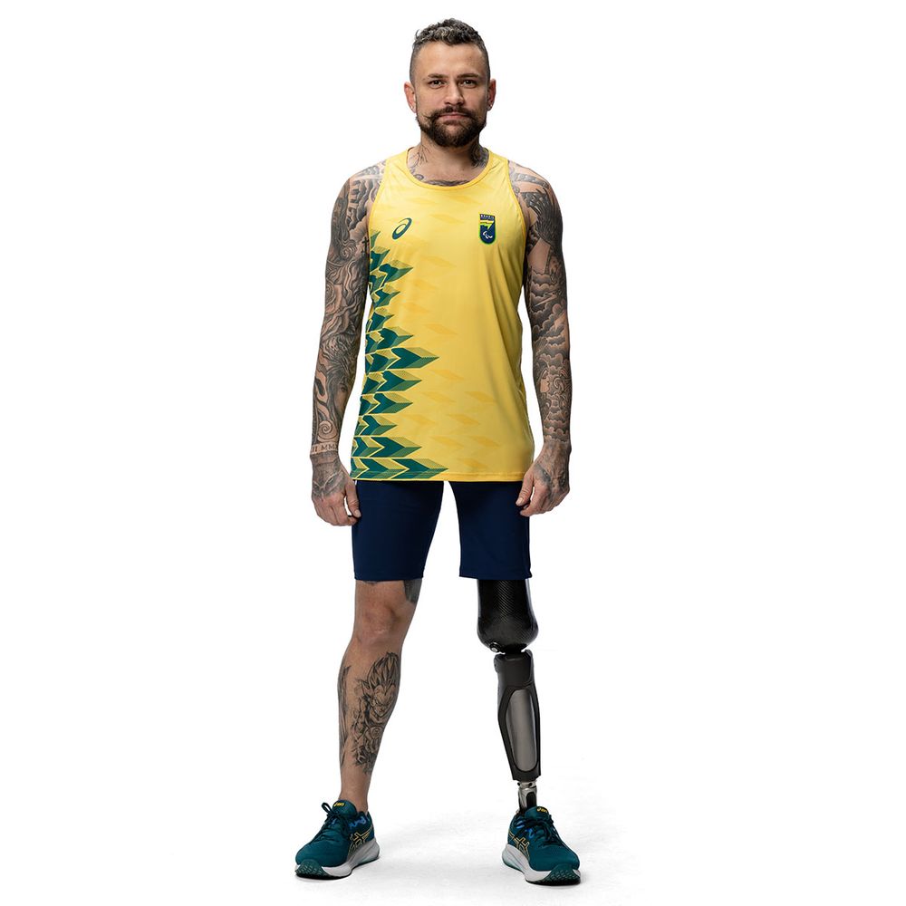 Camiseta Regata ASICS CPB Oficial - Masculina - Amarela - tam: G é ruim? Camiseta Regata ASICS CPB Oficial - Masculina - Amarela - tam: G é boa?