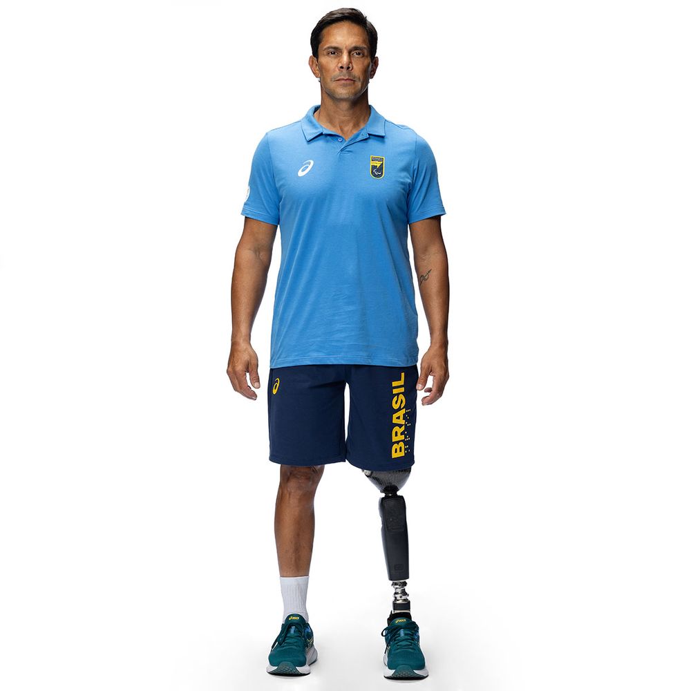 Camisa Polo ASICS CPB Oficial - Unissex - Azul