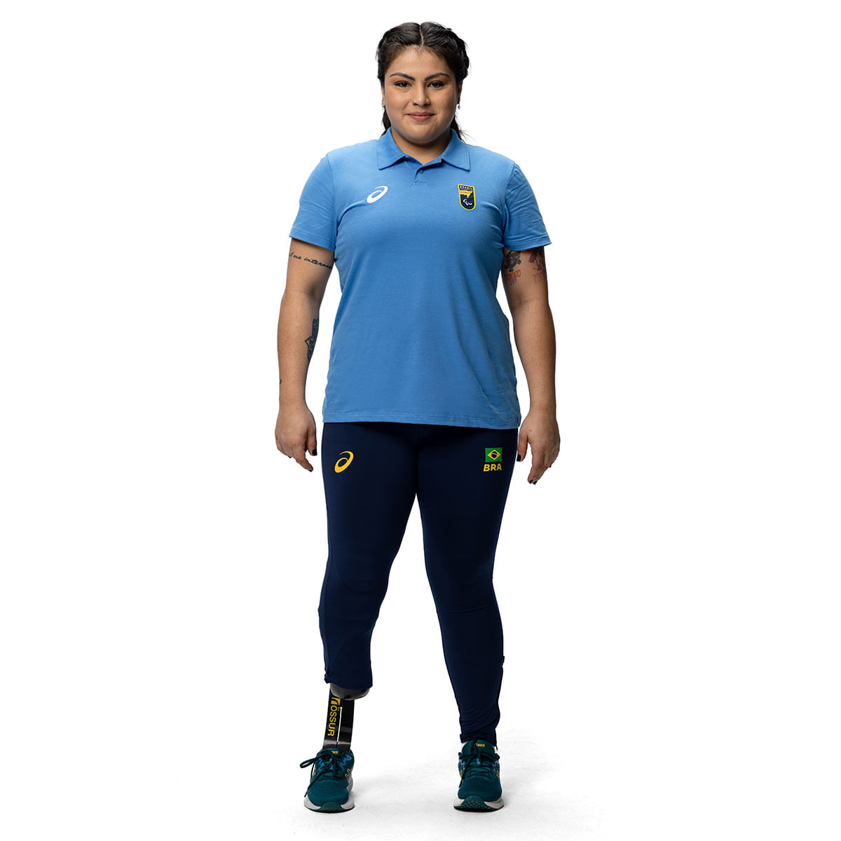 Camisa Polo ASICS CPB Oficial - Unissex - Azul - tam: 5G