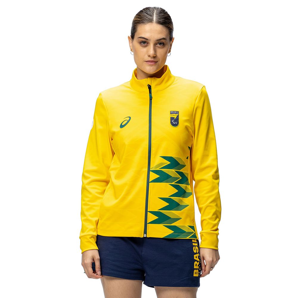 Jaqueta Pódio ASICS CPB Oficial – Unissex – Amarelo