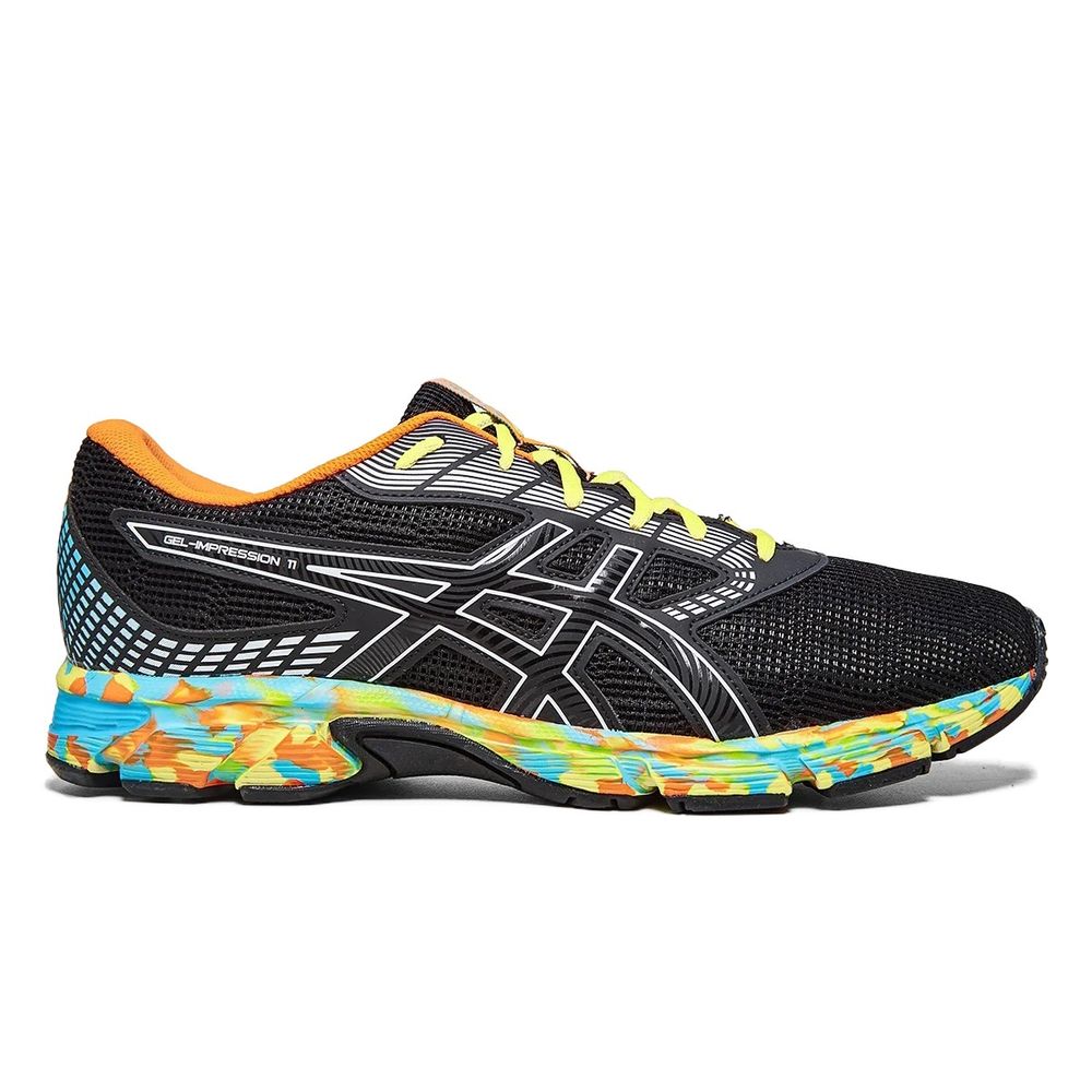 Tênis ASICS GEL-Impression 11 - Masculino - Preto/Laranja - tam: 42 Menor preço em Tênis ASICS GEL-Impression 11 - Masculino - Preto/Laranja - tam: 42